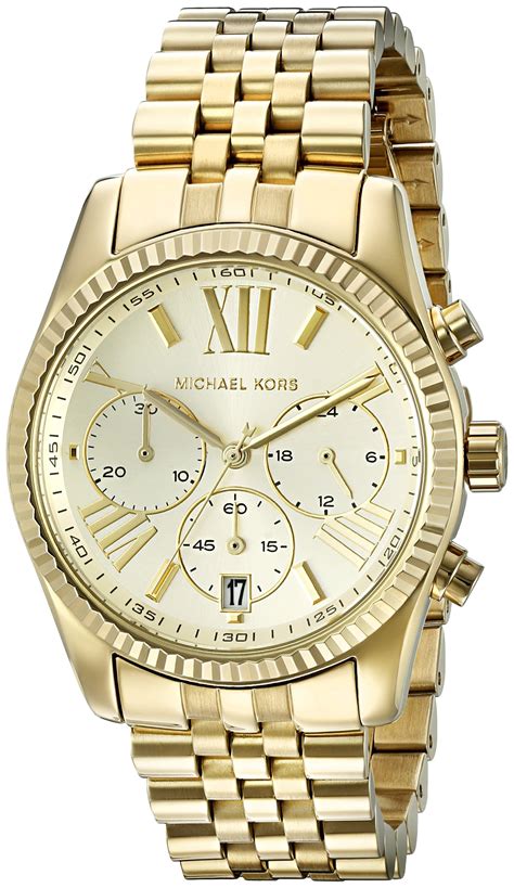 lexington gold tone watch